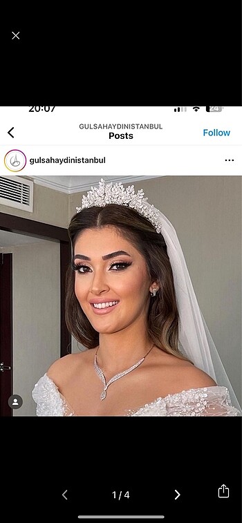 Gülşah aydın gelin tacı