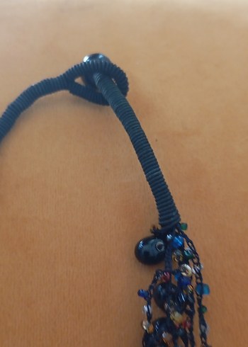 Beden Çok Renkli Boncuklu Bohem Kolye