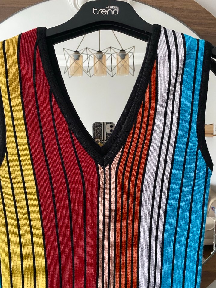 TREDYOL Renkli Elbise - Görsel 3