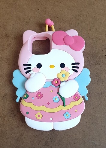 Hello Kitty iphone 13 telefon kılıfı 3D