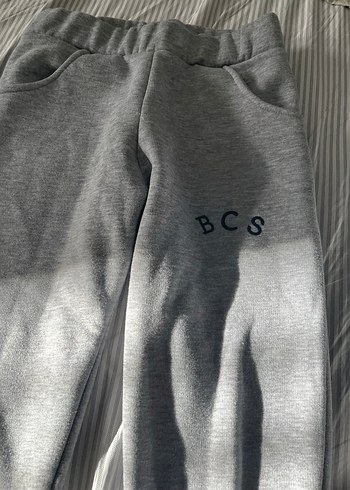 Gri Rahat Kesim erkek cocuk Eşofman Altı - Görsel 2