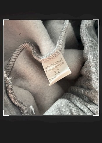 Gri Rahat Kesim erkek cocuk Eşofman Altı - Görsel 5