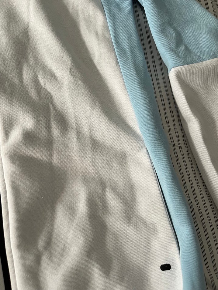 Nike tech fleece erkek açık mavi eşofman takımı - Görsel 5