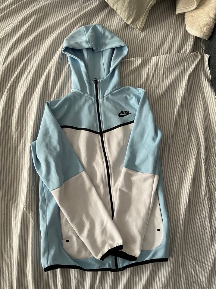 Nike tech fleece erkek açık mavi eşofman takımı - Görsel 2