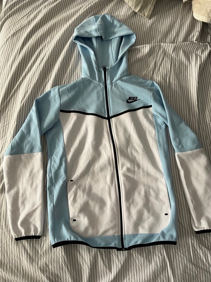 Nike tech fleece erkek açık mavi eşofman takımı - Görsel 3