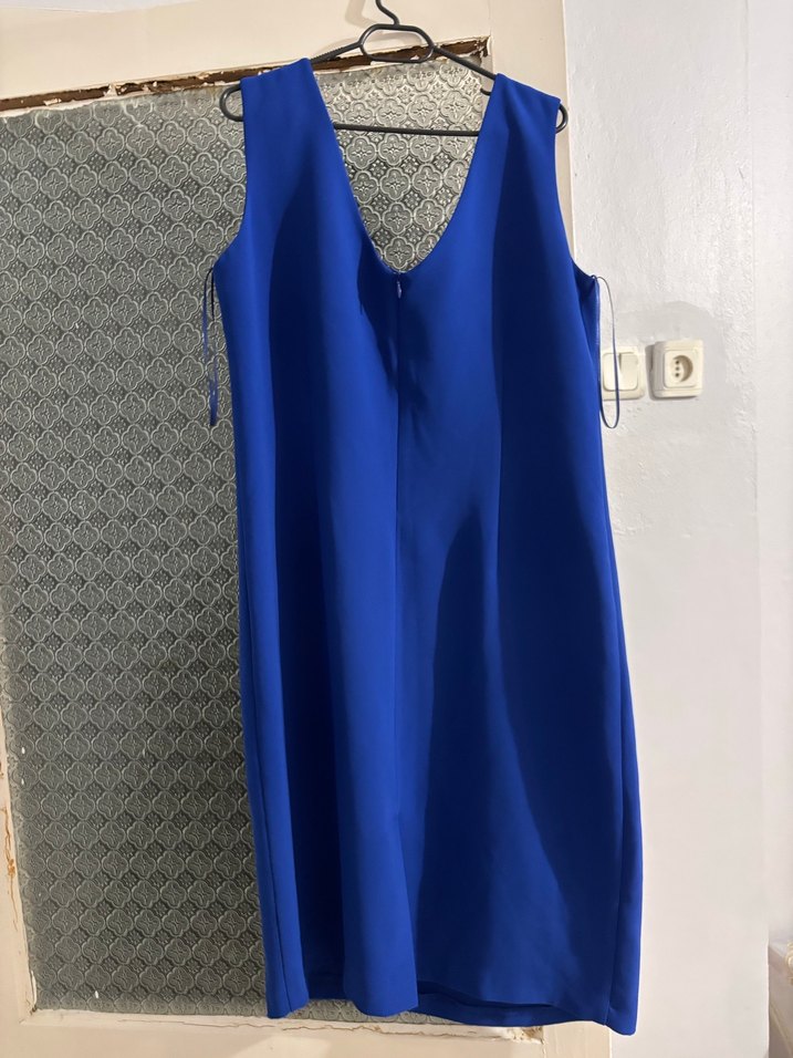 Mavi Kısa Elbise - Görsel 2