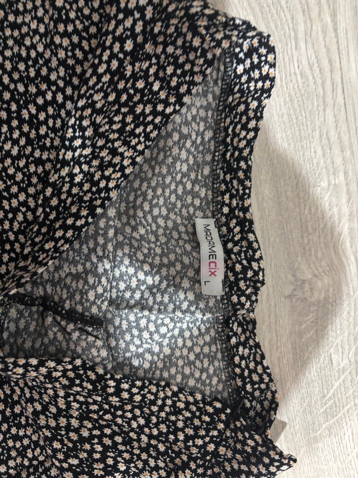 Kadın Siyah Midi Etek Fırfırlı Salaş - Görsel 2