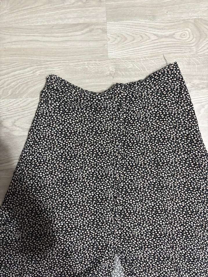 Kadın Siyah Midi Etek Fırfırlı Salaş - Görsel 3