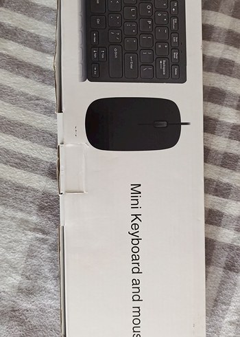 Siyah Mini Klavye ve Fare Seti - Görsel 2