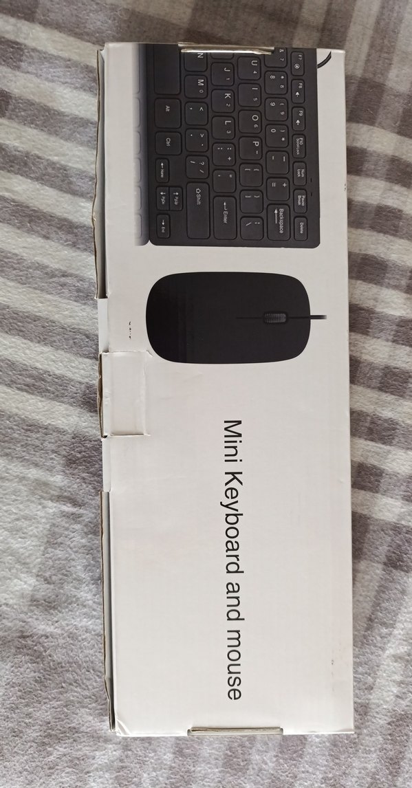 Siyah Mini Klavye ve Fare Seti - Görsel 2