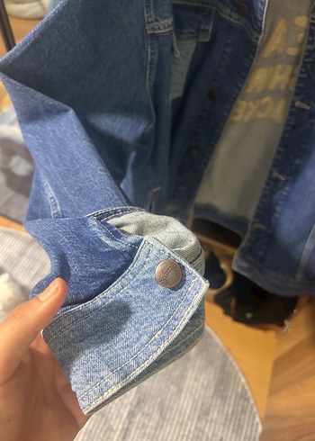 Lee Lee Wrangler Kadın Mavi Denim Ceket Loose Fit