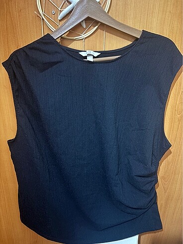 xl Beden siyah Renk H&M kolsuz üst