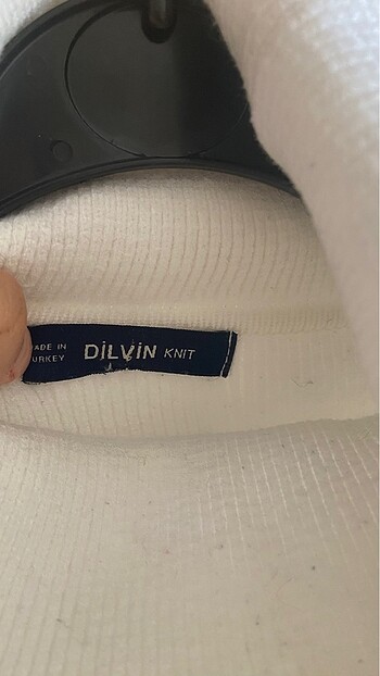universal Beden beyaz Renk Dilvin boğazlı kazak