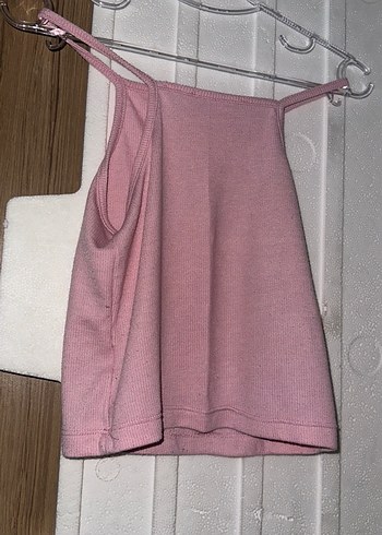 Kız Çocuk Pembe İnce Askılı Atlet - Görsel 2