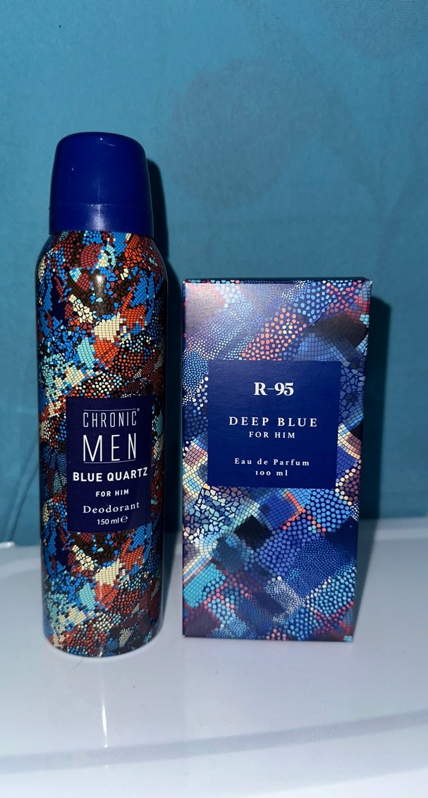 Deep Blue Erkek Parfüm ve Deodorant Seti - Görsel 2