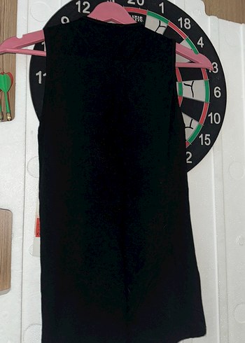 Kız Çocuk Payetli Siyah Kolsuz Üst - Görsel 3