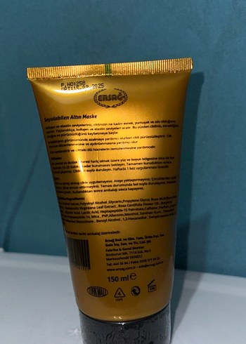 Ersağ Altın Soyulabilen Maske 150 ml - Görsel 2