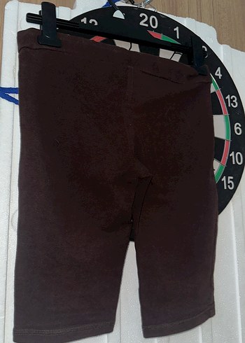 Koyu Kahverengi Kemerli Tayt - Görsel 3