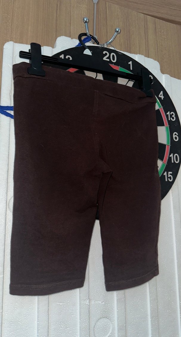 Koyu Kahverengi Kemerli Tayt - Görsel 3