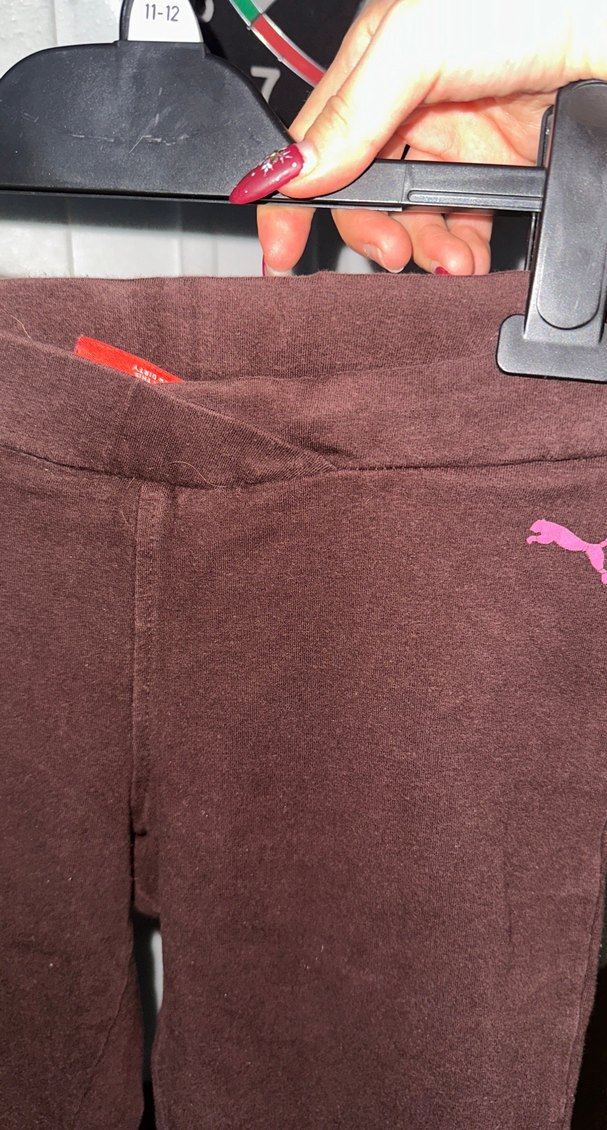 Koyu Kahverengi Kemerli Tayt - Görsel 4