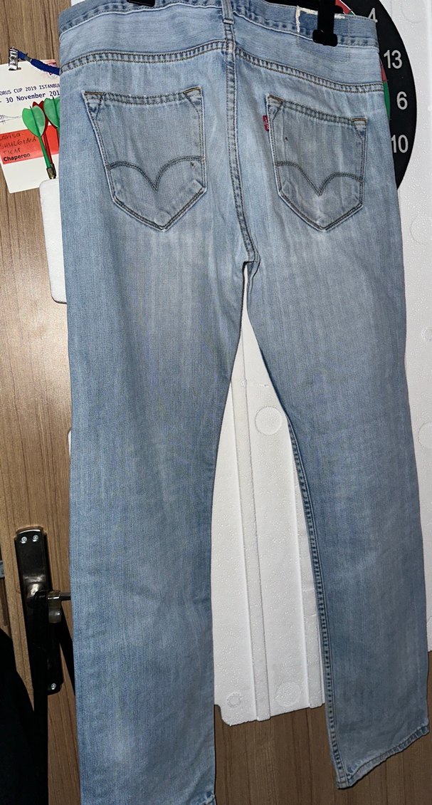 Bol Kesim Denim Erkek Pantolon - Görsel 3