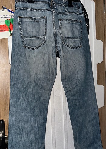 Kot  Denim Pantolon - Görsel 3