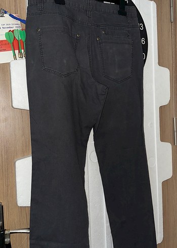 Erkek Siyah Kemerli Denim Pantolon - Görsel 3