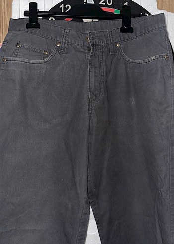 Erkek Siyah Kemerli Denim Pantolon - Görsel 2