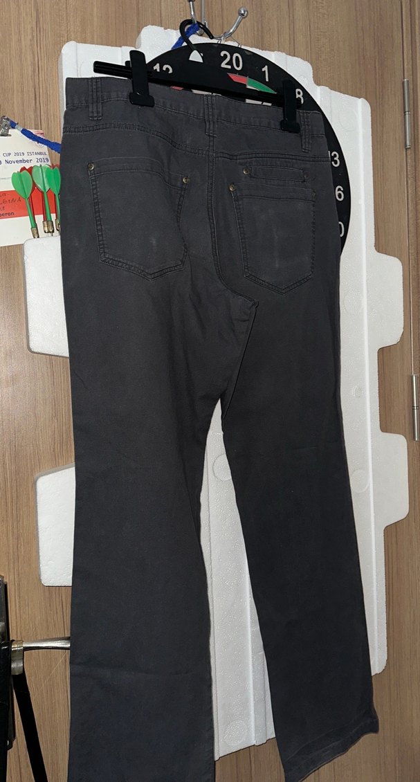 Erkek Siyah Kemerli Denim Pantolon - Görsel 3