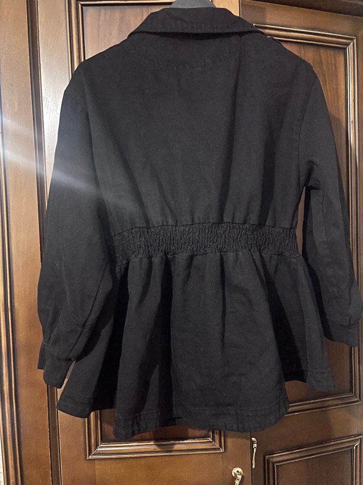 Siyah Kemerli Midi Kadın Ceket - Görsel 4