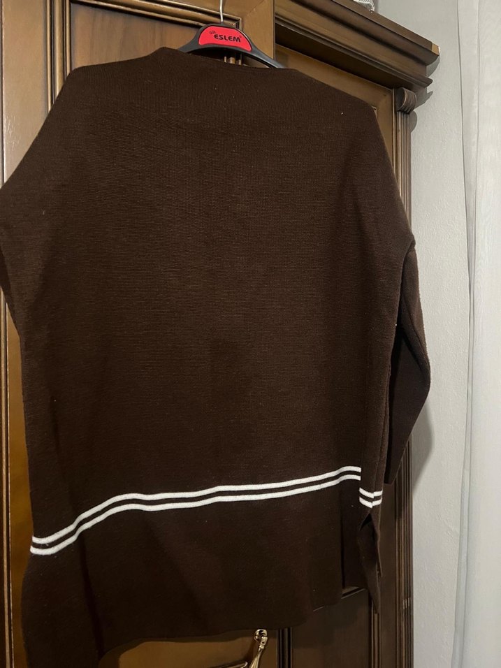 Kadın Siyah Boğazlı Triko Kazak - Görsel 2