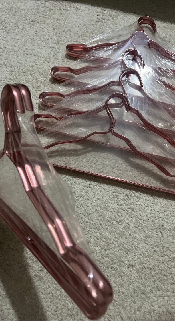 Pembe Parlak Metal Askı Seti - Görsel 5