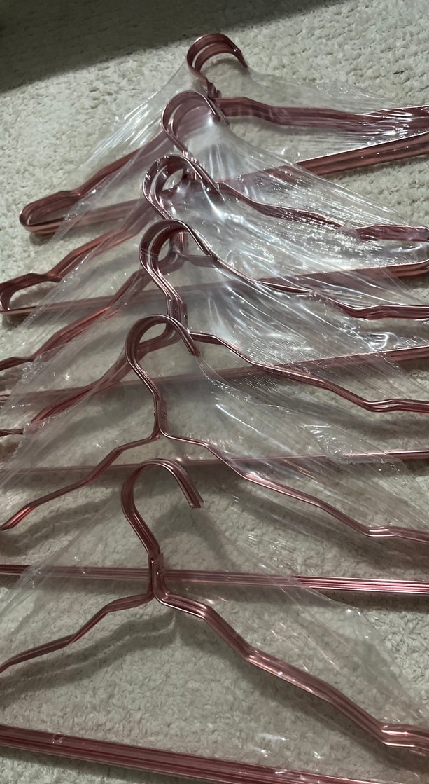 Pembe Parlak Metal Askı Seti - Görsel 3