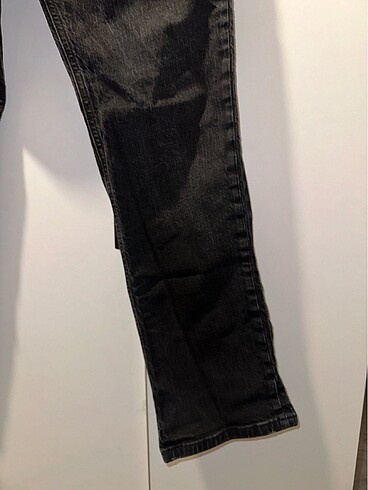 38 Beden Pull and Bear Siyah Boru Paça Pantolon