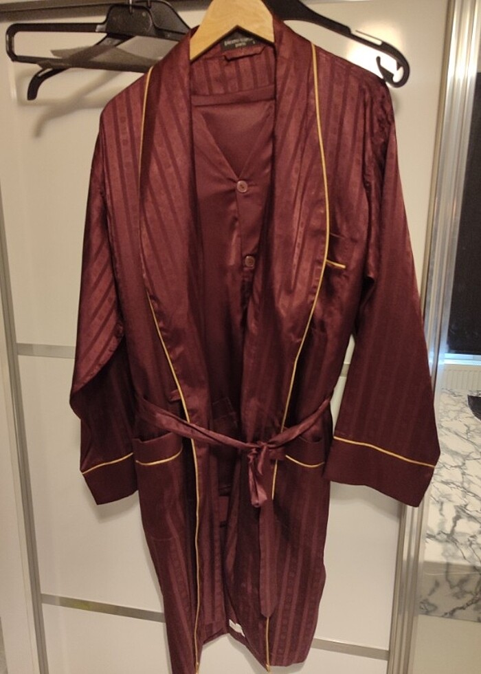 Pierre cardin röpteşambır pijama takımı - Görsel 2