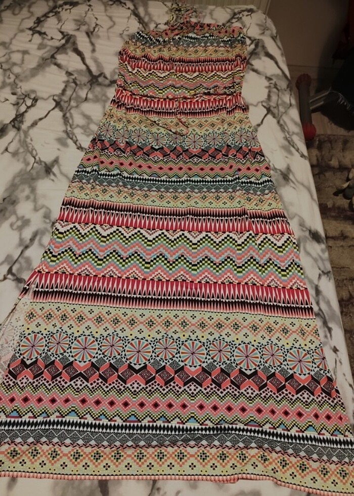 M beden straplez elbise - Görsel 2