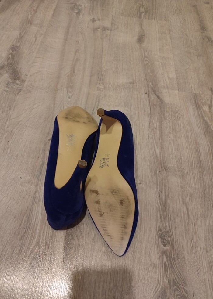 39 numara saks mavisi stiletto - Görsel 2