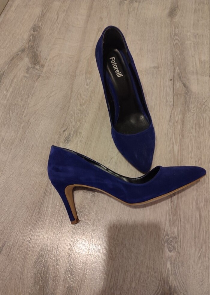 39 numara saks mavisi stiletto - Görsel 4
