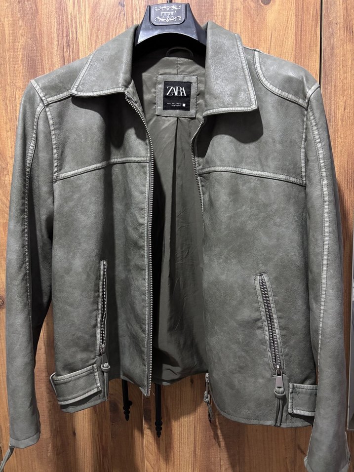 Zara Batik Desenli Denim Ceket - Görsel 2