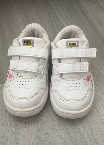 Kız Çocuk Beyaz Cırt Cırtlı Sneaker - Görsel 2