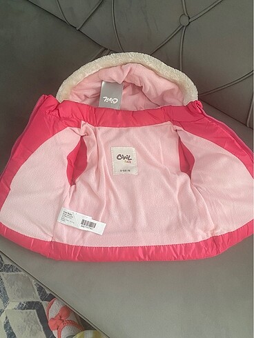 Kız pembe mont
