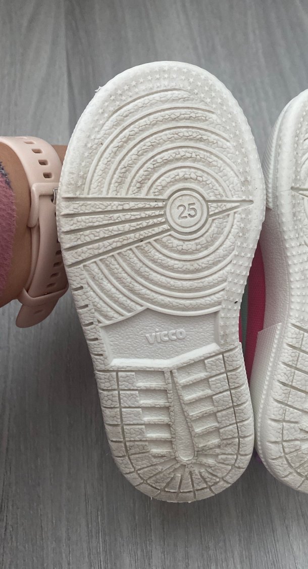 Kız Çocuk Renkli Bağcıksız Spor Ayakkabı - Görsel 3