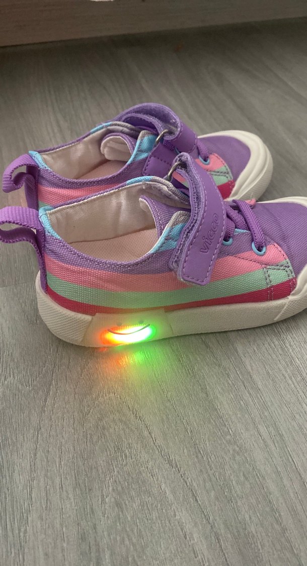 Kız Çocuk Renkli Bağcıksız Spor Ayakkabı - Görsel 2