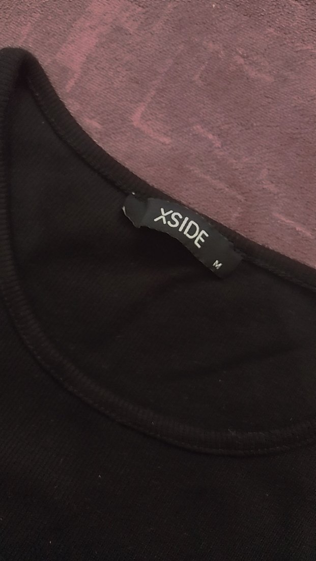 kadın siyah askılı crop - Görsel 2