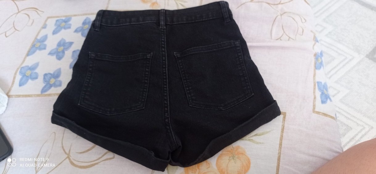 Siyah Mini Şort - Görsel 2