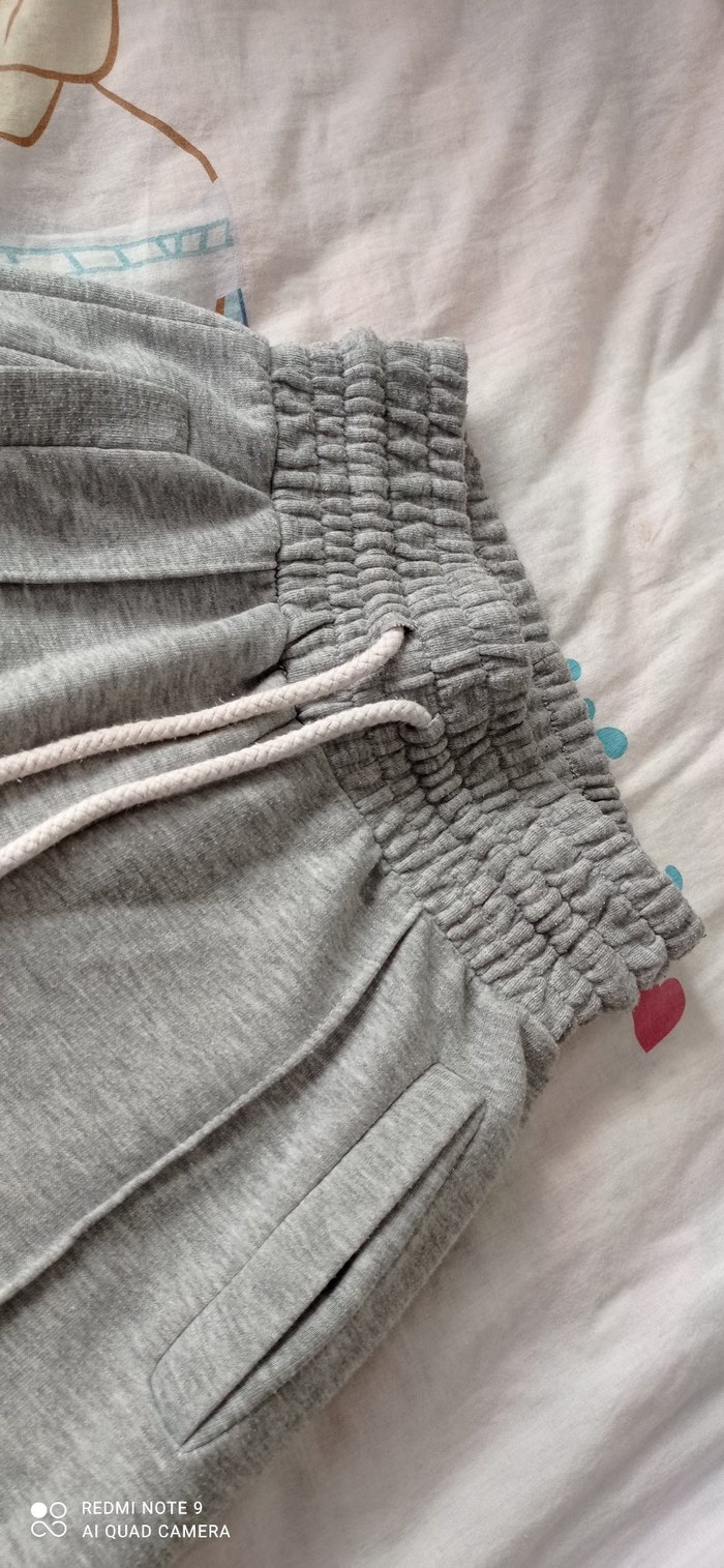 Gri Rahat Kesim Kadın Eşofman Altı - Görsel 3