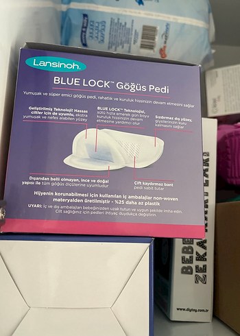 Lansinoh Mavi Göğüs Pedi 75 Adet - Görsel 2