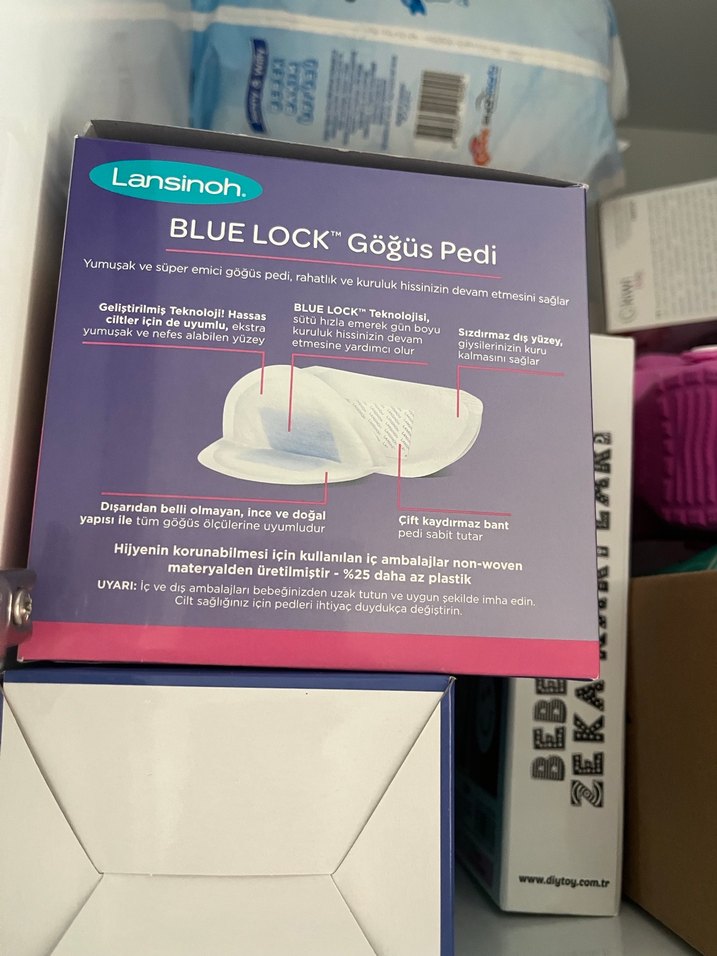 Lansinoh Mavi Göğüs Pedi 75 Adet - Görsel 2