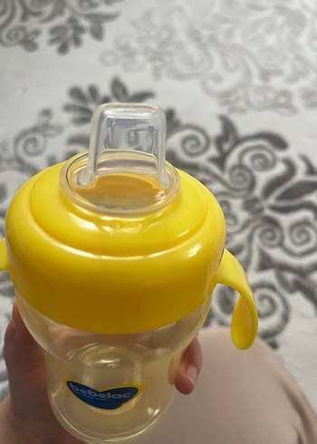 Bebelac Sarı Akıtmaz Kulplu Bardak 240 ml - Görsel 6