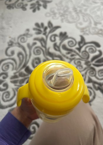 Bebelac Sarı Akıtmaz Kulplu Bardak 240 ml - Görsel 5